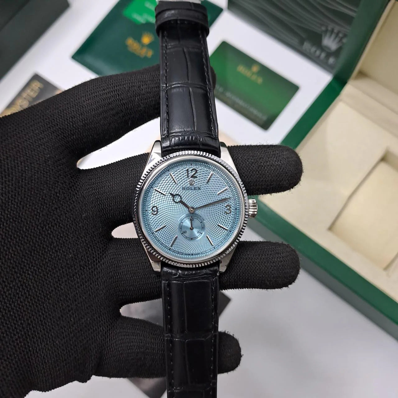Rolex Perpetual 1908 Automatic Leather Strap