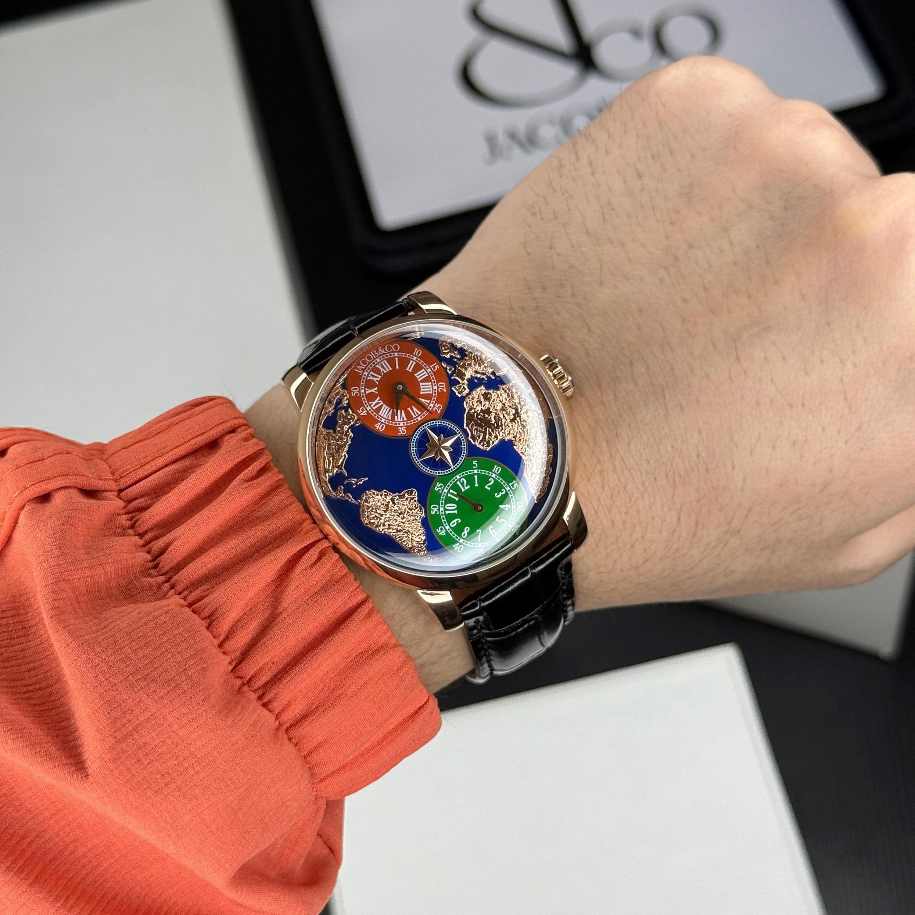 J&Co. The World Is Yours Dual Time Zone  - (Automatic Watch)