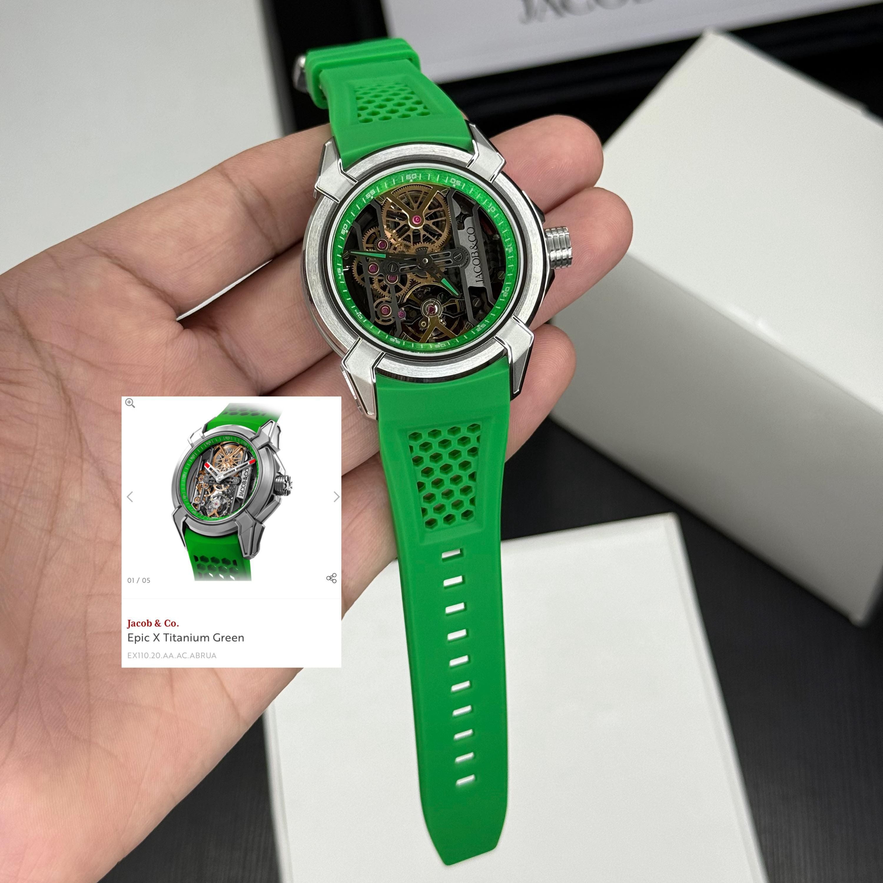 J&Co. Epic X Titanium Green