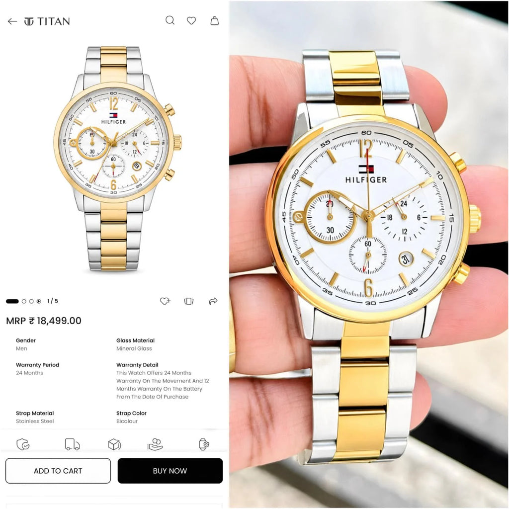 Tommy Hilfiger Multi Function Two Tone