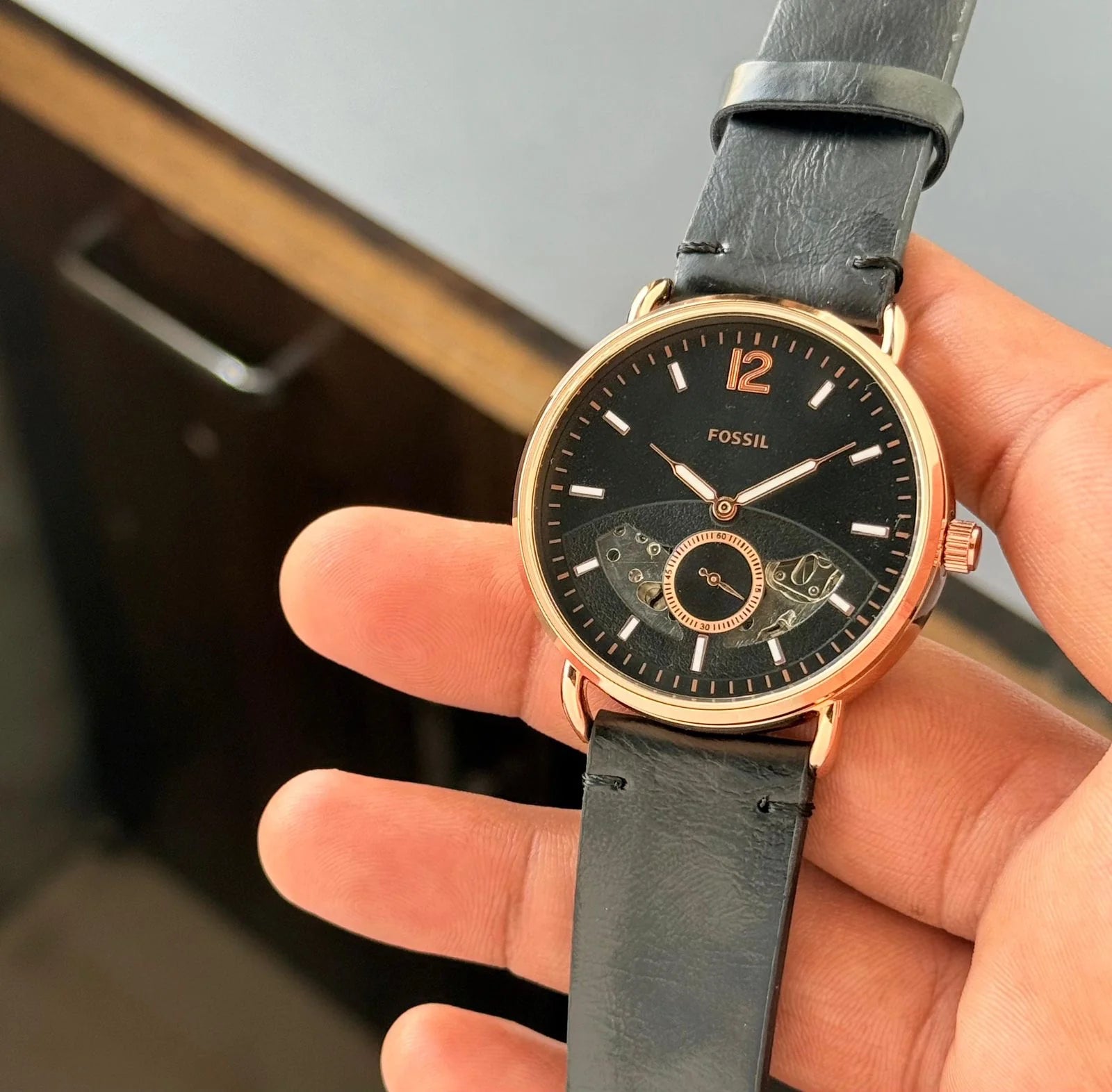 Fossil Commuter Automatic Skeleton Watch