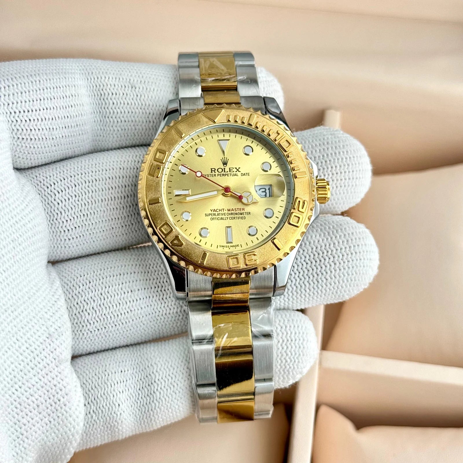 Rolex Yacht-Master Date Gold Oyster