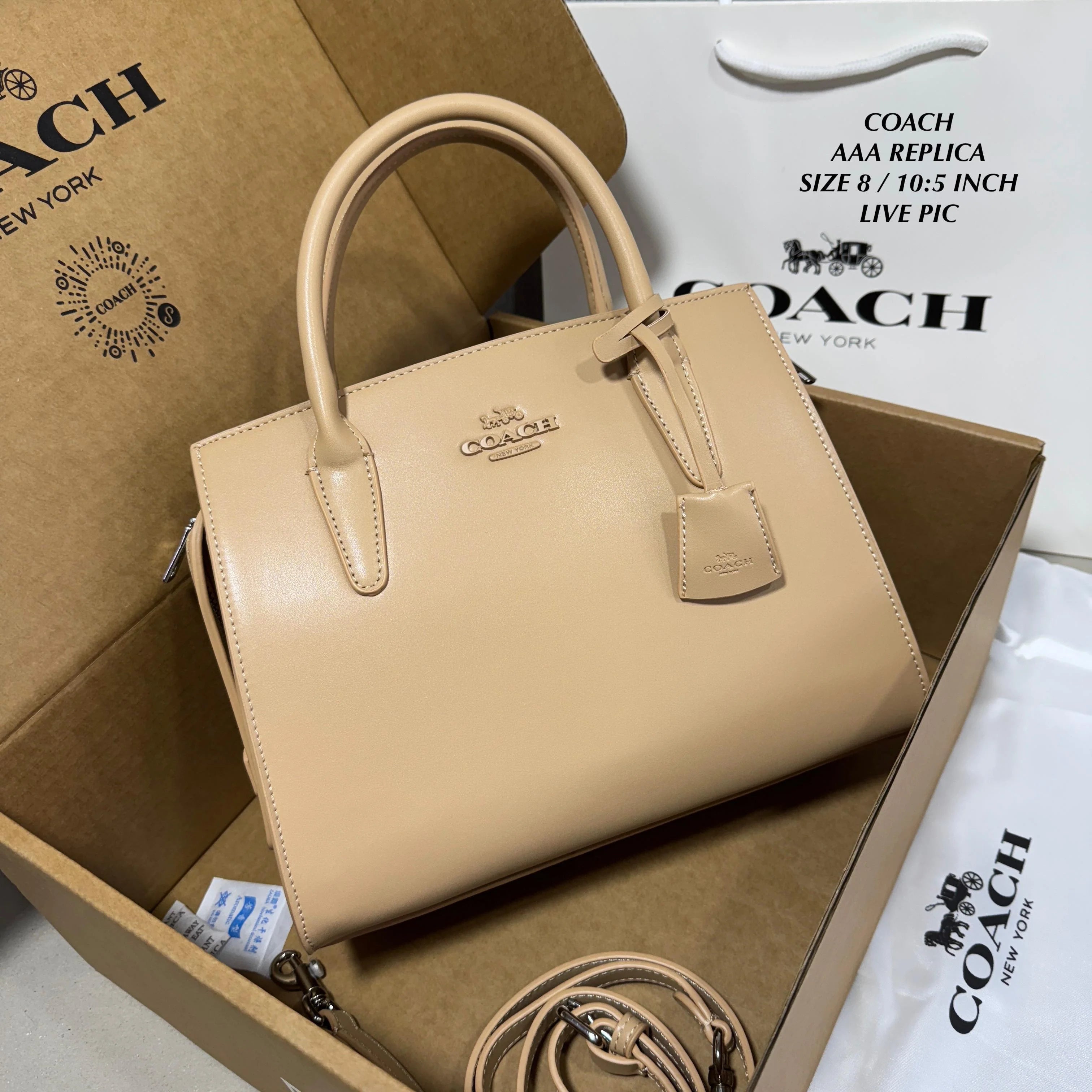 Coach Andrea Carryall Shoulder Bag