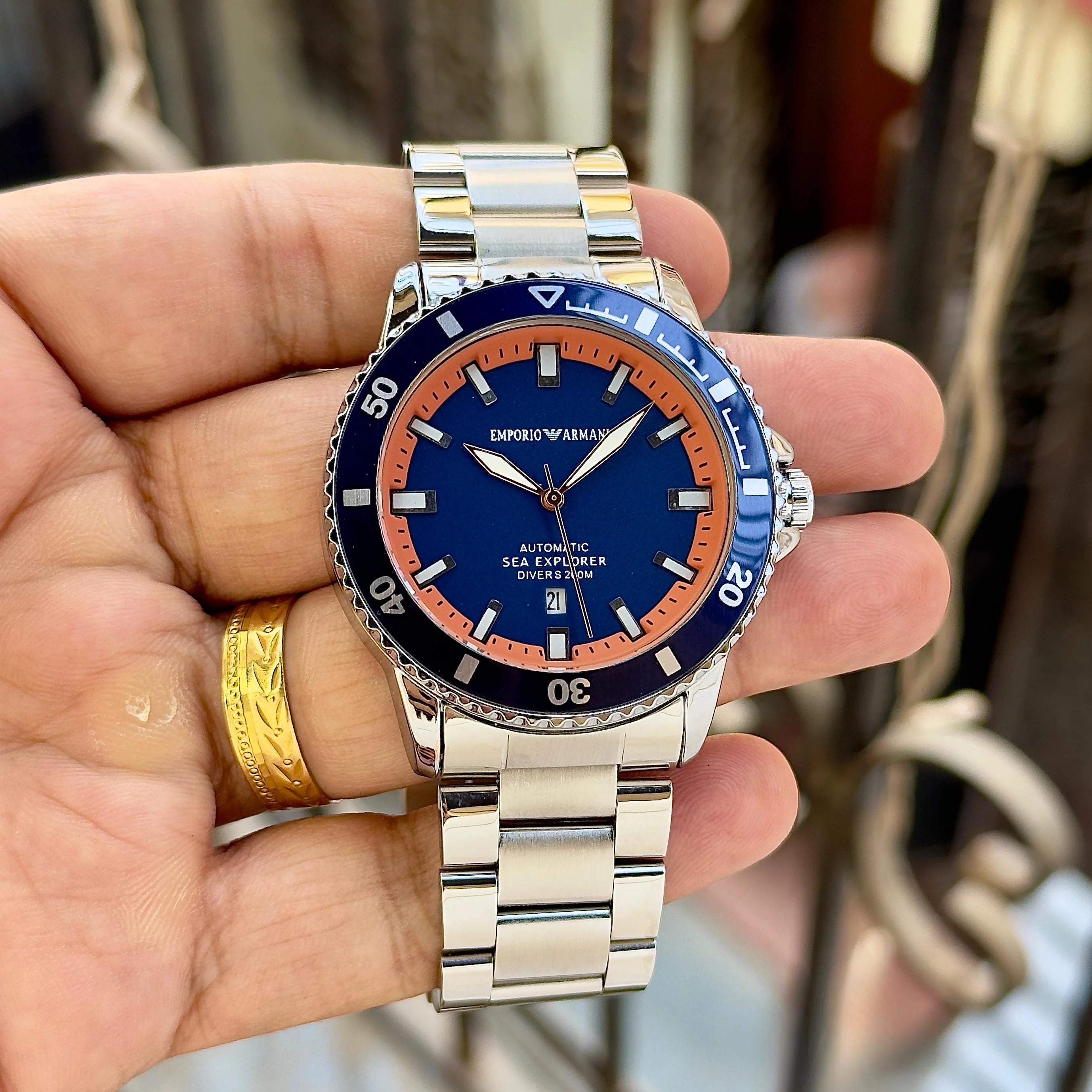 Emporio Armani Sea Explorer Automatic Watch