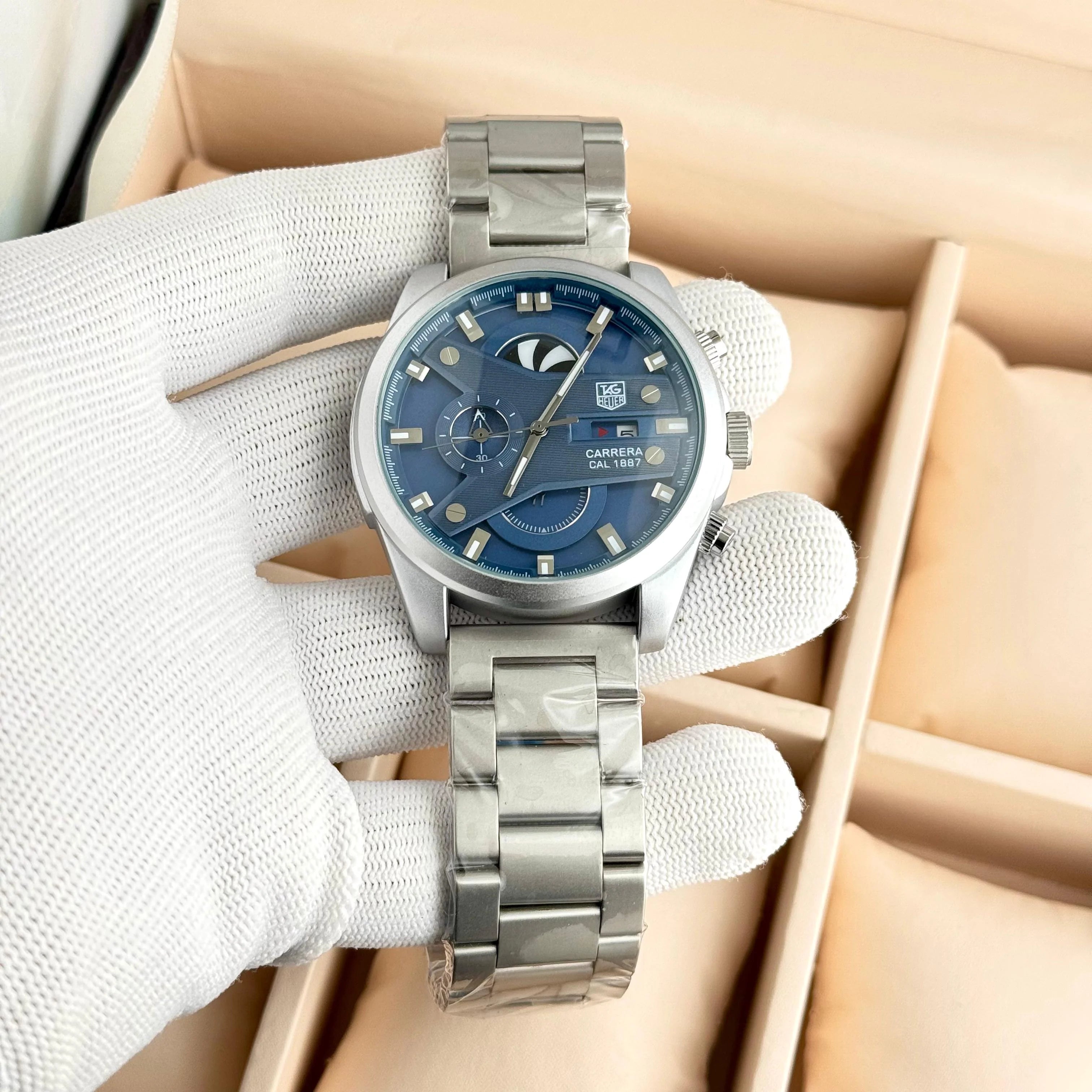 TAG Heuer Carrera Calibre 1887 Stainless Steel Premium Watch