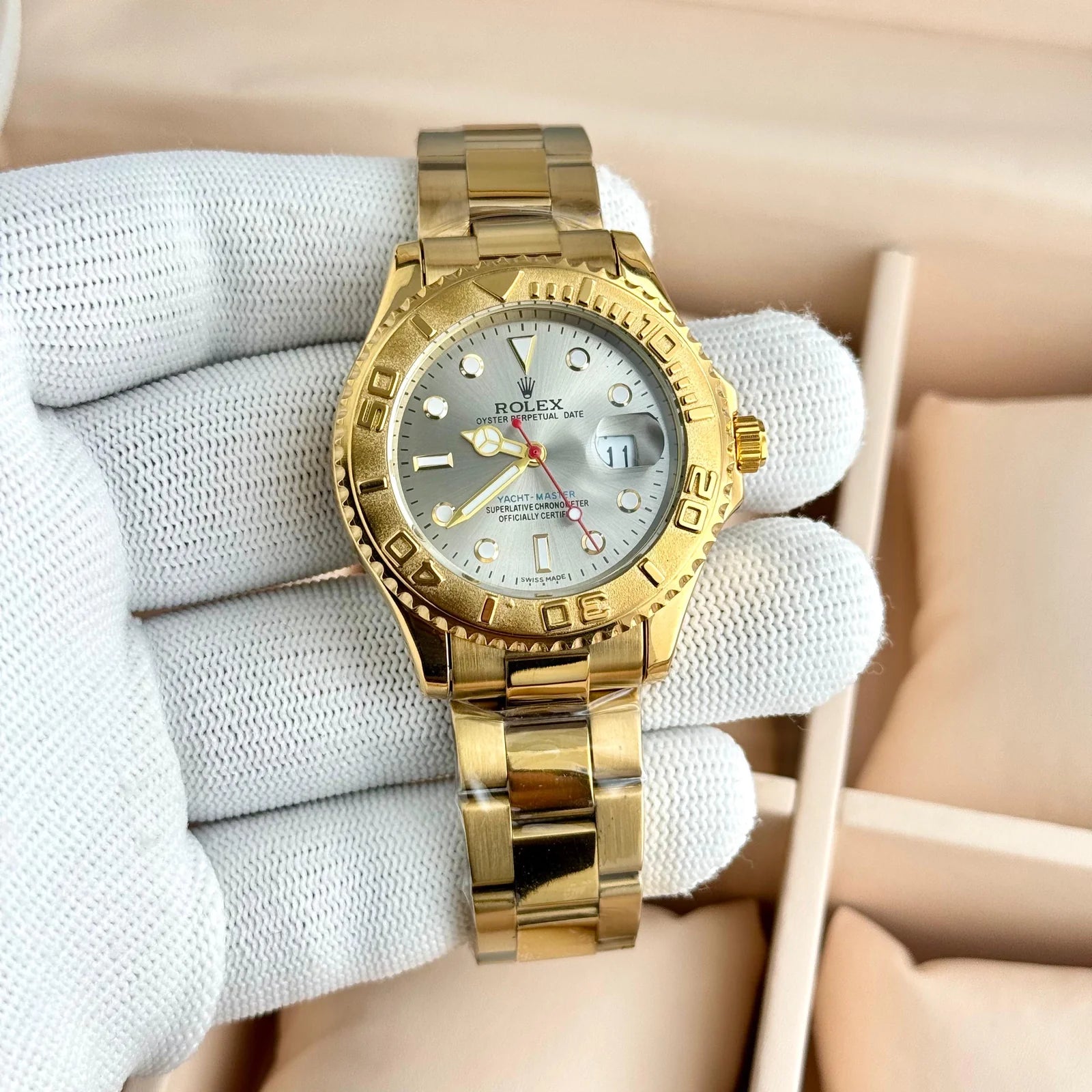 Rolex Yacht-Master Date Gold Oyster