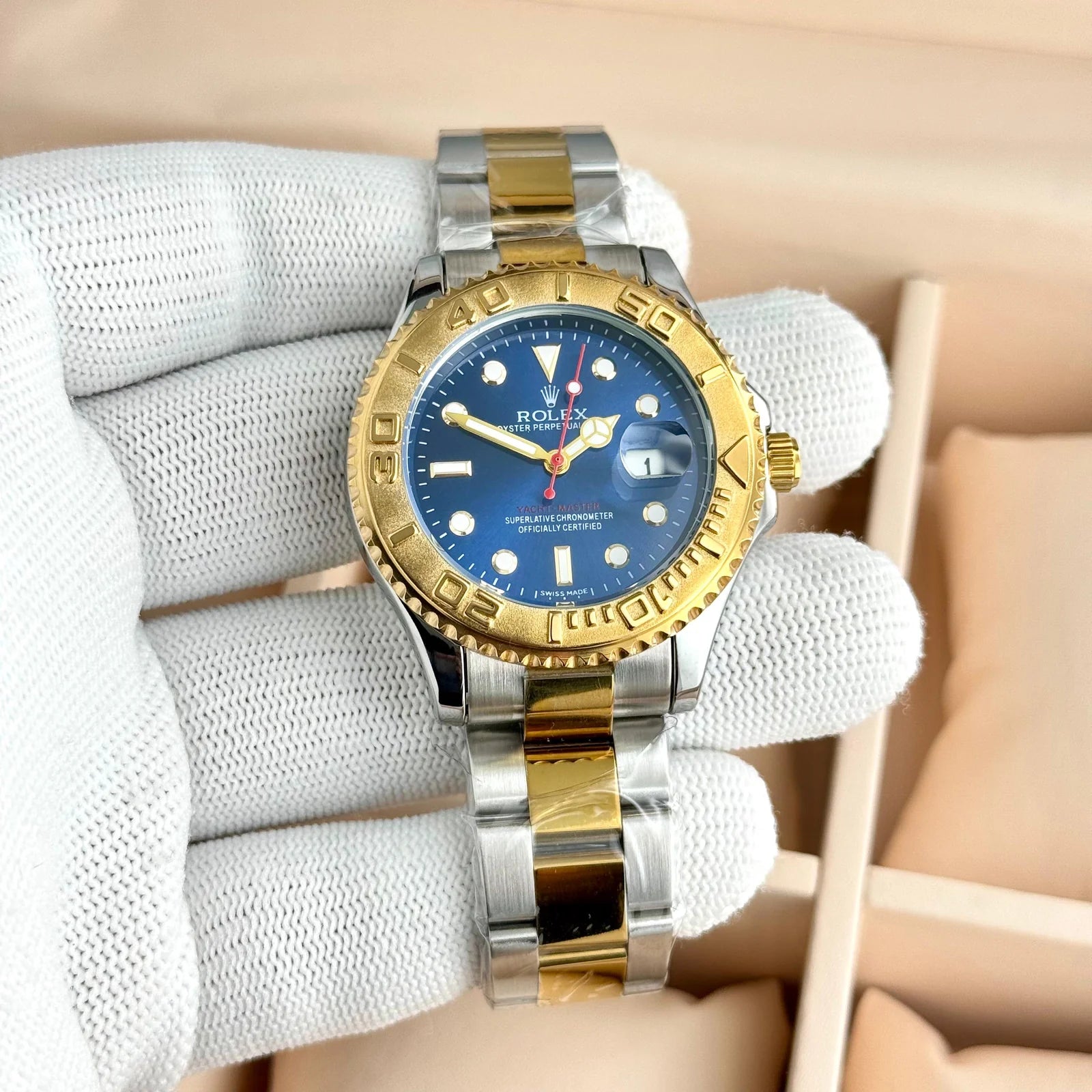 Rolex Yacht-Master Date Gold Oyster