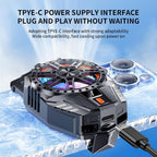 Chronofy Mobile Cooling Pad with Advanced Semiconductor Cooling Chip & LED Temperature Display | Gaming Cooler for Android & iPhone