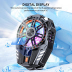 Chronofy Mobile Cooling Pad with Advanced Semiconductor Cooling Chip & LED Temperature Display | Gaming Cooler for Android & iPhone