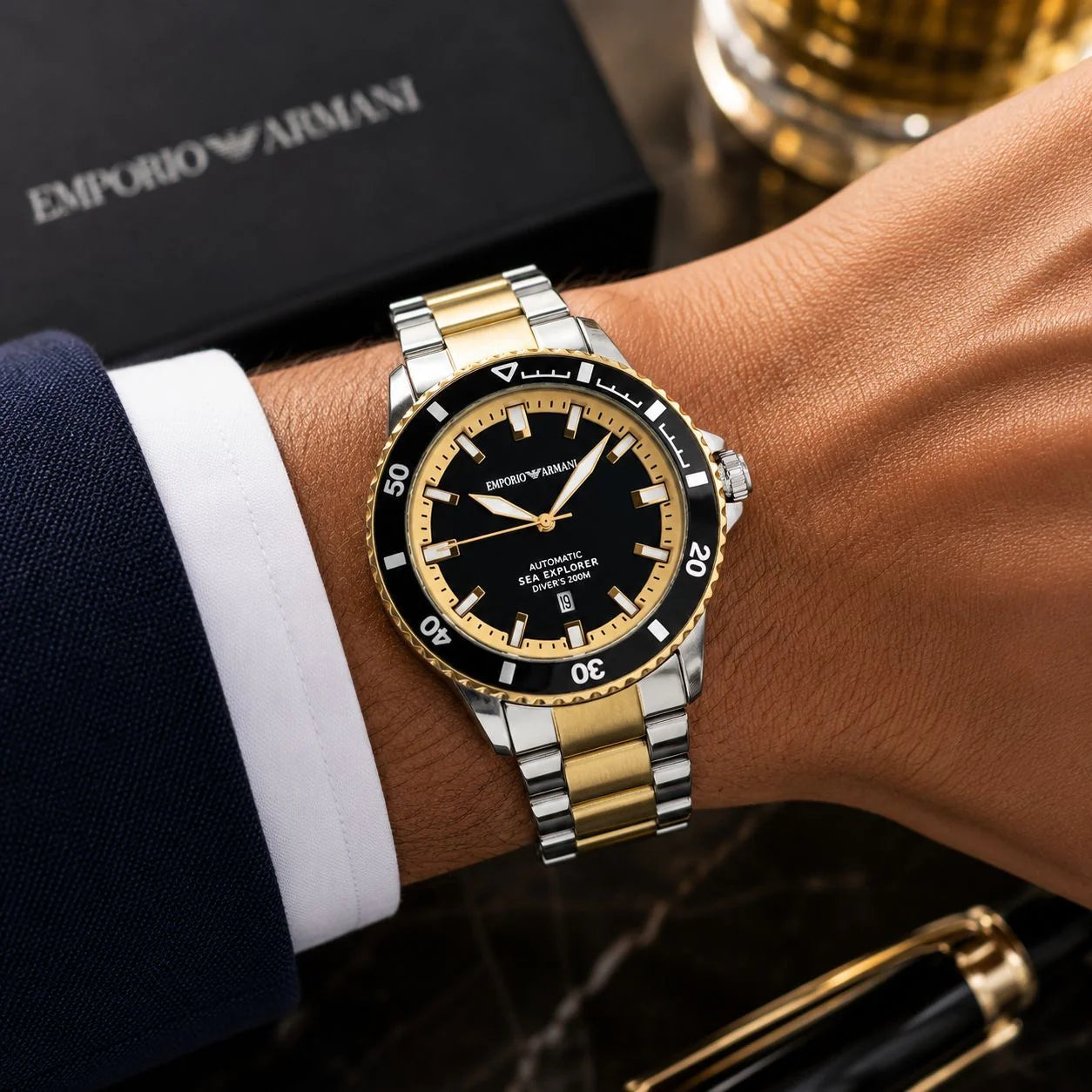 Emporio Armani Sea Explorer Automatic Watch