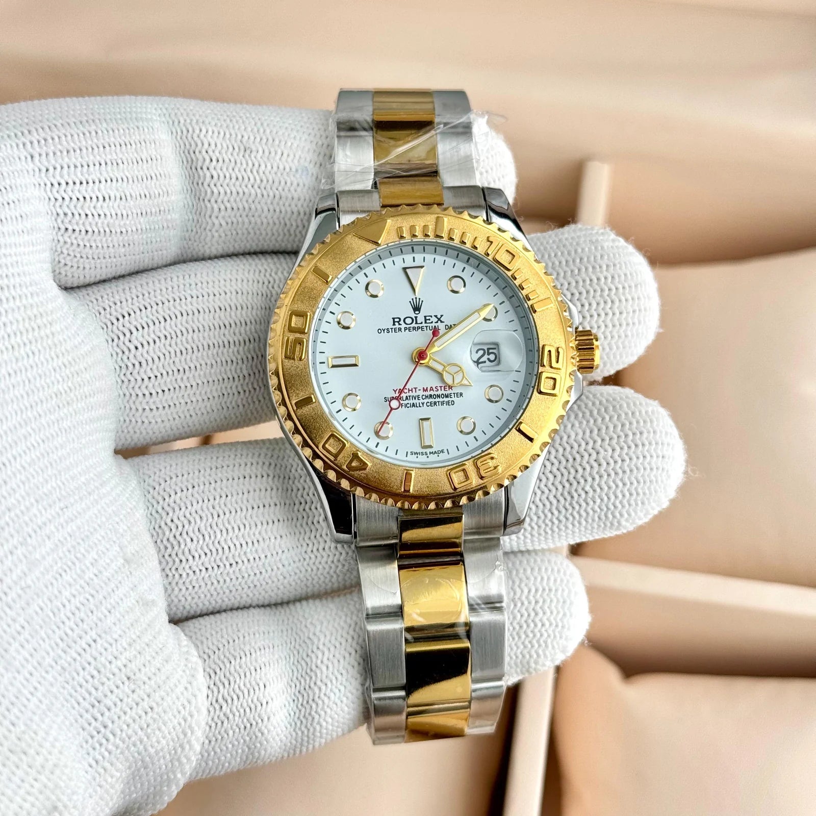 Rolex Yacht-Master Date Gold Oyster