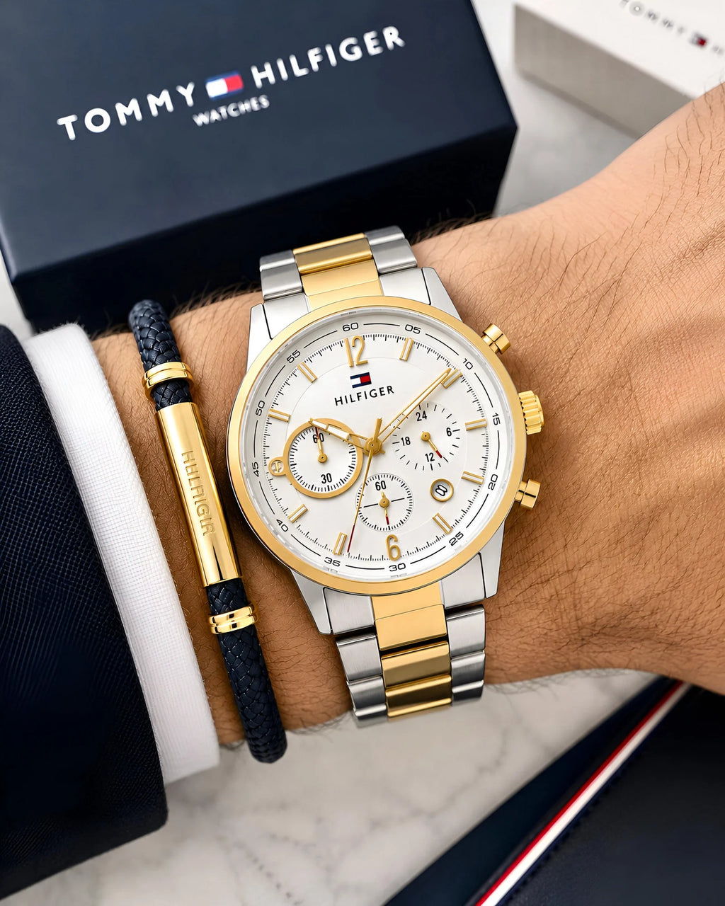 Tommy Hilfiger Multi Function Two Tone