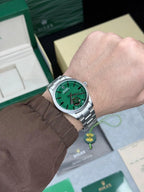 Rolex Label Noir Open Heart Automatic Watch