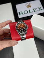 Rolex Submariner Date Orange Dial Oyster Premium Watch