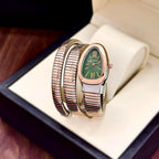 BVL SERPENTINE WITHOUT STONE TWO TONE ROSEGOLD SPIRAL