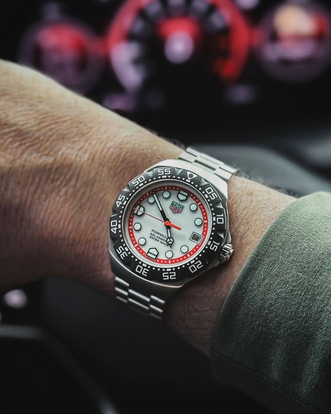 TAG Heuer Formula 1 Solargraph Stainless Steel Premium Watch