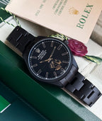 Rolex Label Noir Open Heart Automatic Watch