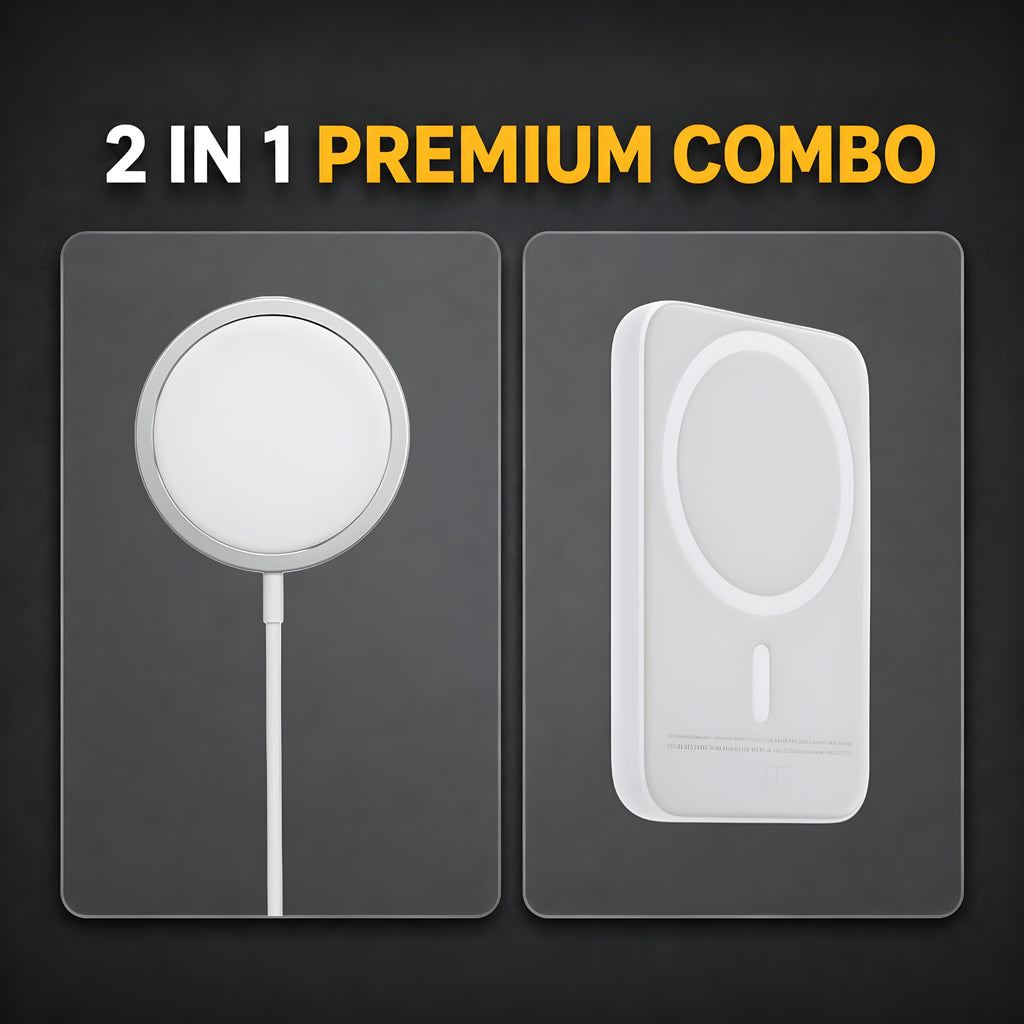 2 in 1 Combo | Magsafe Battery Pack + Magsafe Charger