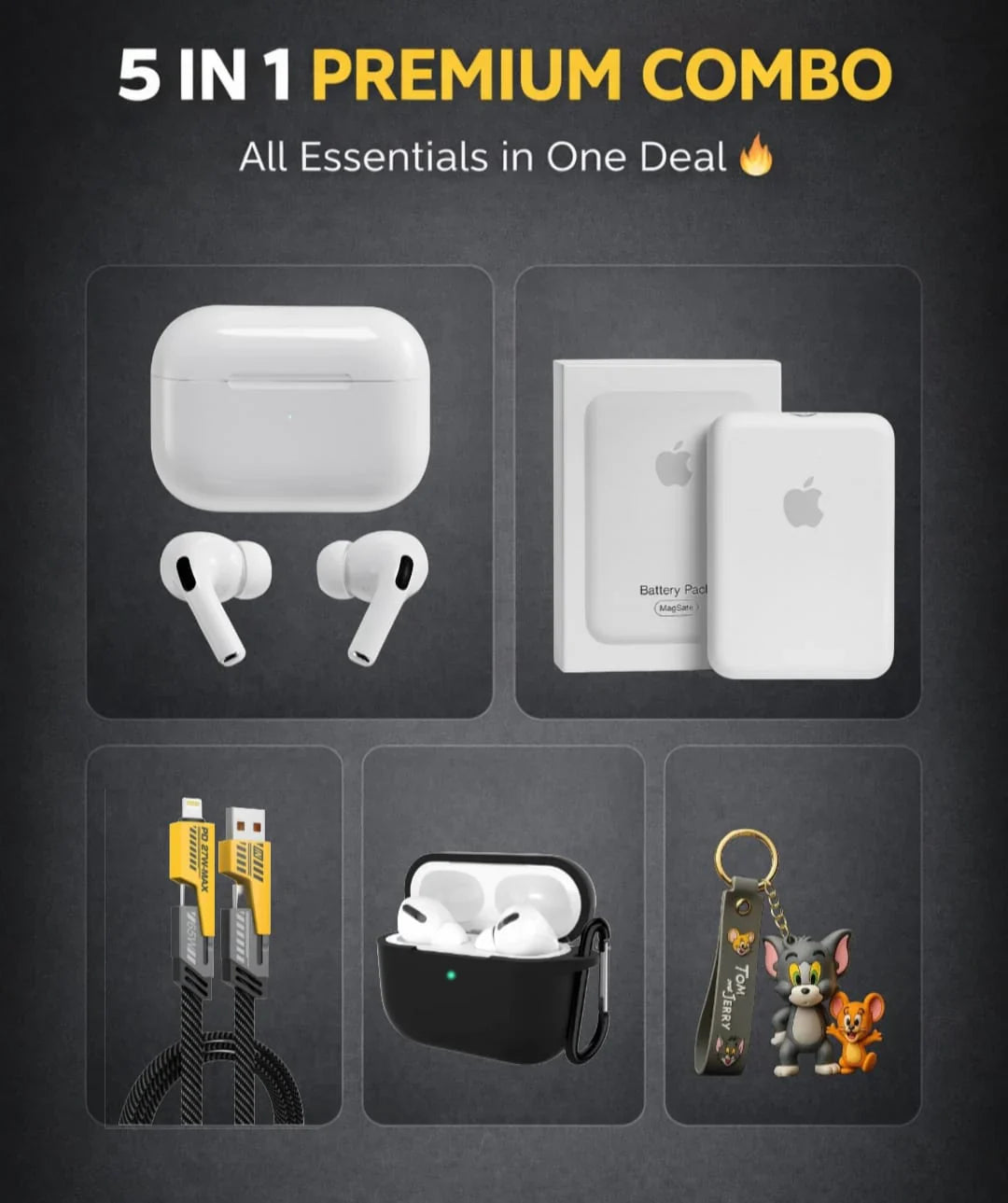 5-in-1 Premium Accessories Combo