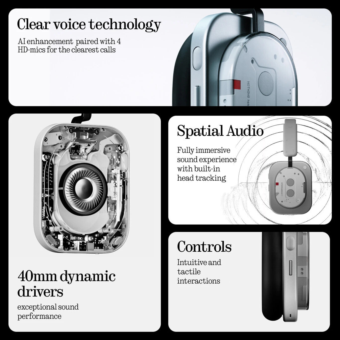 Nothing Headphone 1 Wireless ANC Over-Ear Headphones