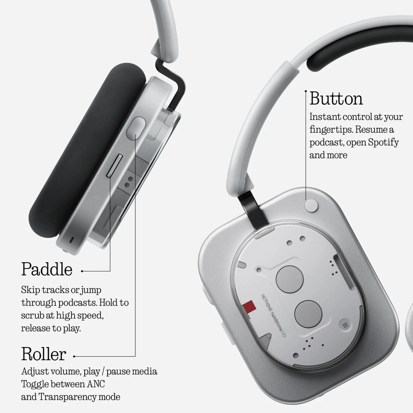 Nothing Headphone 1 Wireless ANC Over-Ear Headphones