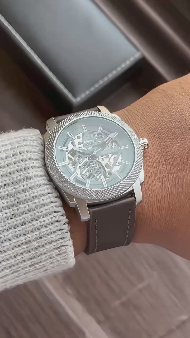 Fossil Machine Automatic ME3254 Skeleton Watch