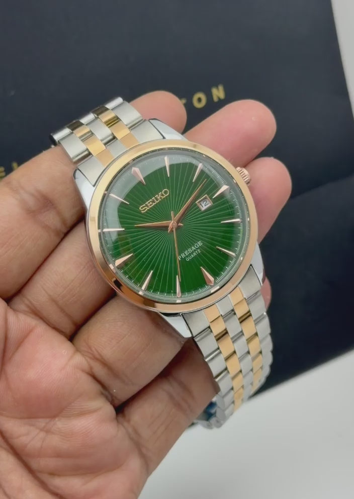 Seiko Presage Quartz Date Watch