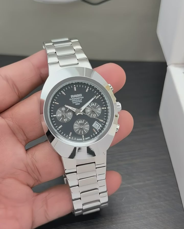 Rado Chronograph Quartz Black Dial Watch