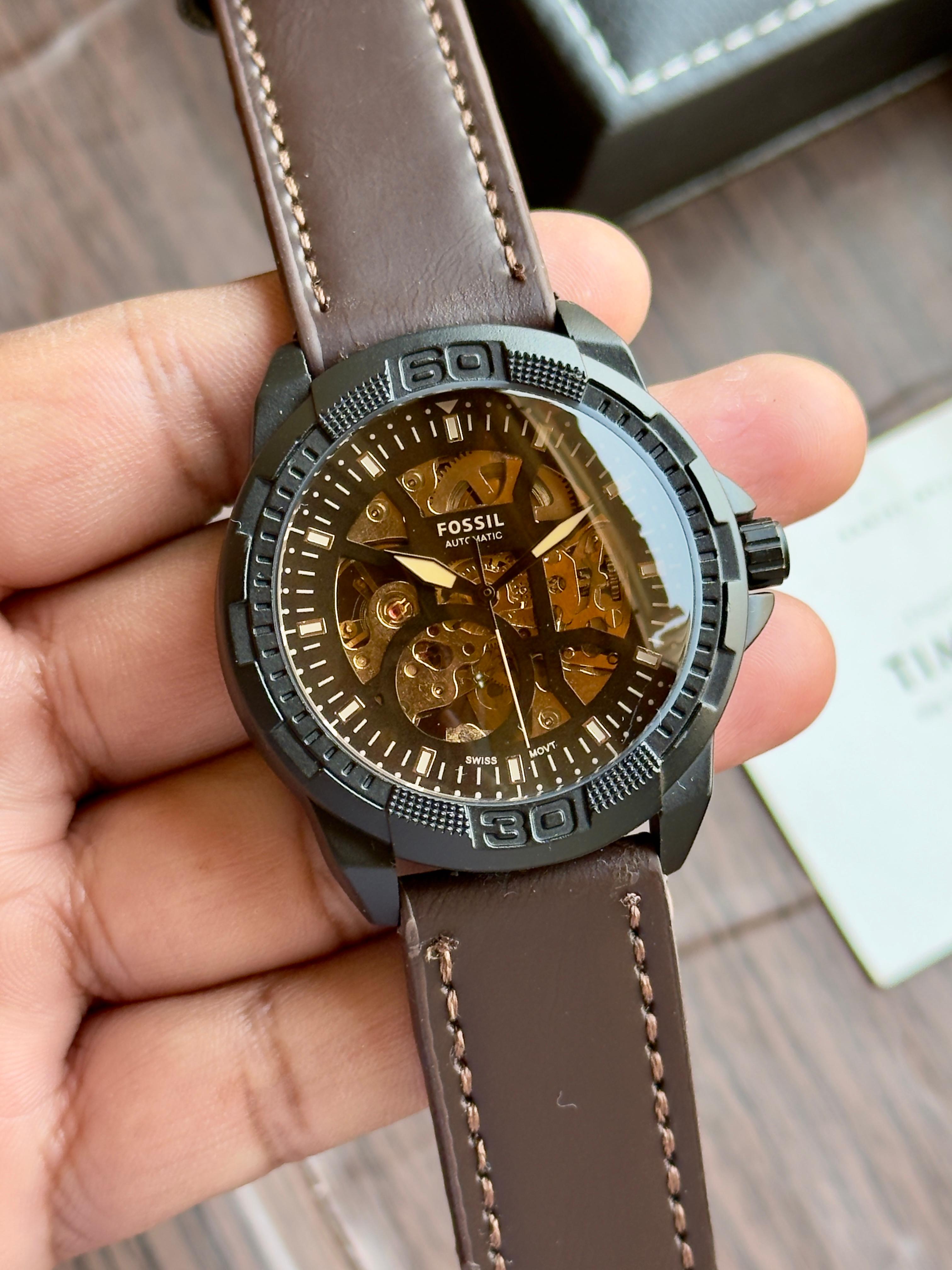 Fossil Bronson Automatic ME3219 Skeleton Watch