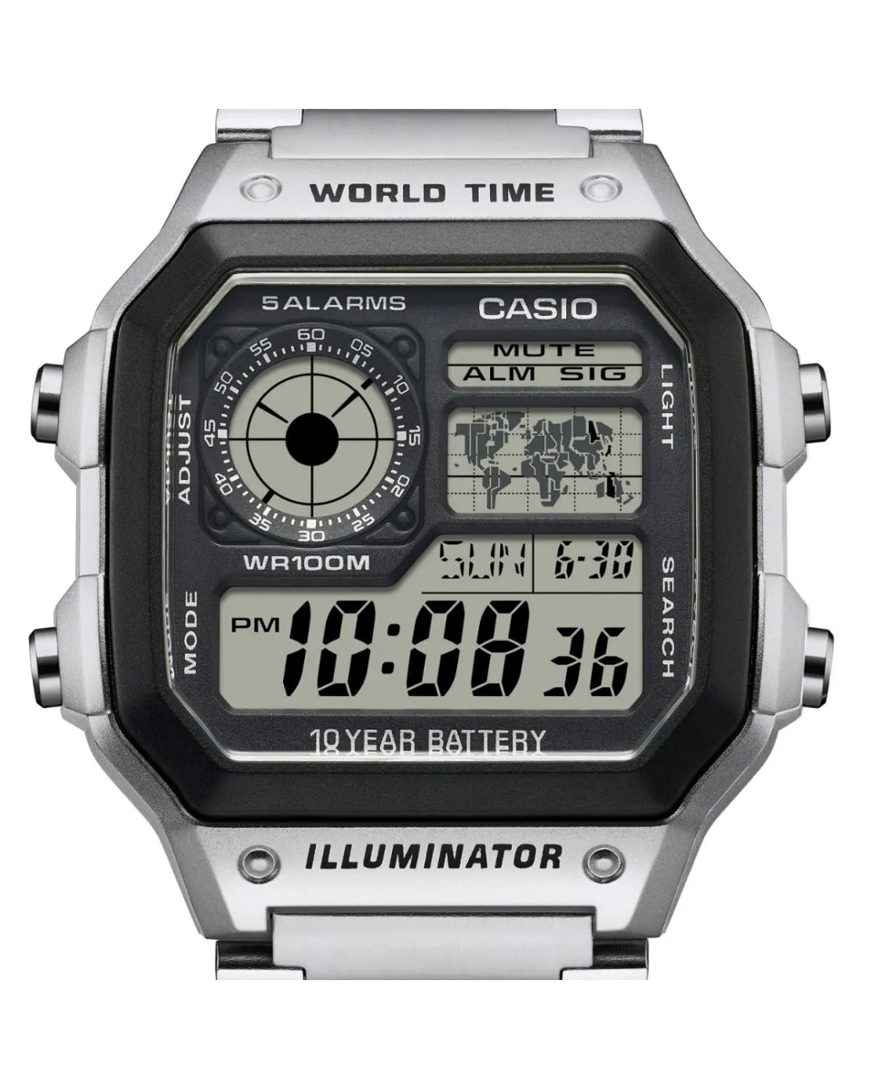 Casio AE1200 World Time Digital Watch