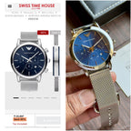 Emporio Armani Chronograph AR1979 Mesh Watch