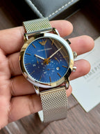 Emporio Armani Chronograph AR1979 Mesh Watch