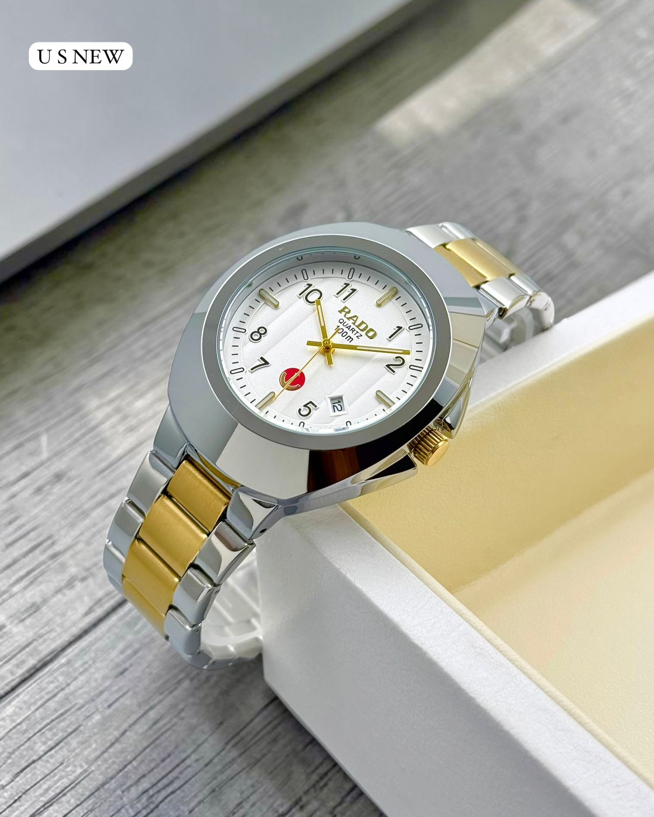 Rado Super Slim Quartz Date Watch