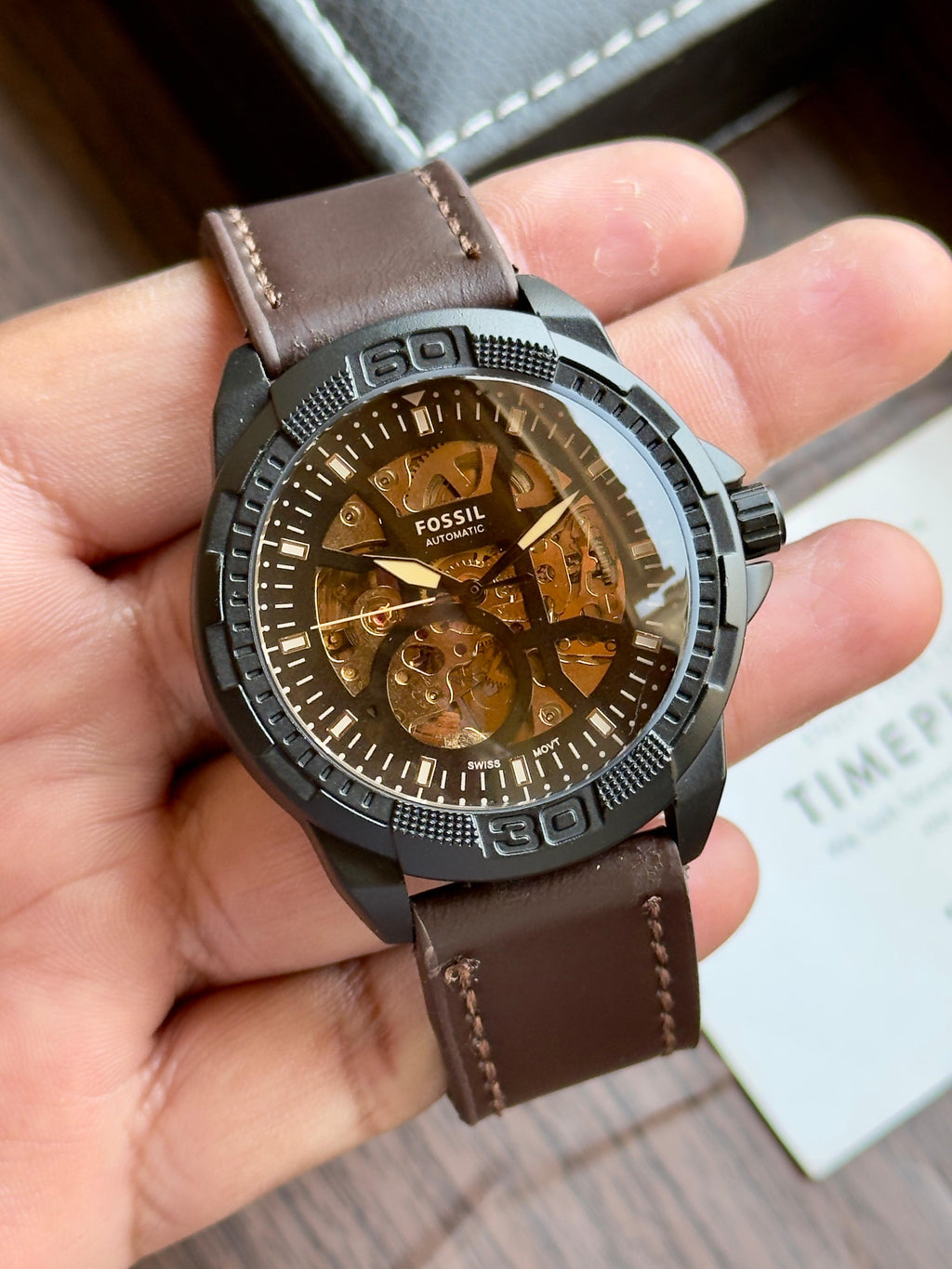 Fossil Bronson Automatic ME3219 Skeleton Watch