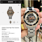 Rado Captain Cook High-Tech Ceramic Skeleton Automatic