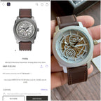 Fossil Machine Automatic ME3254 Skeleton Watch