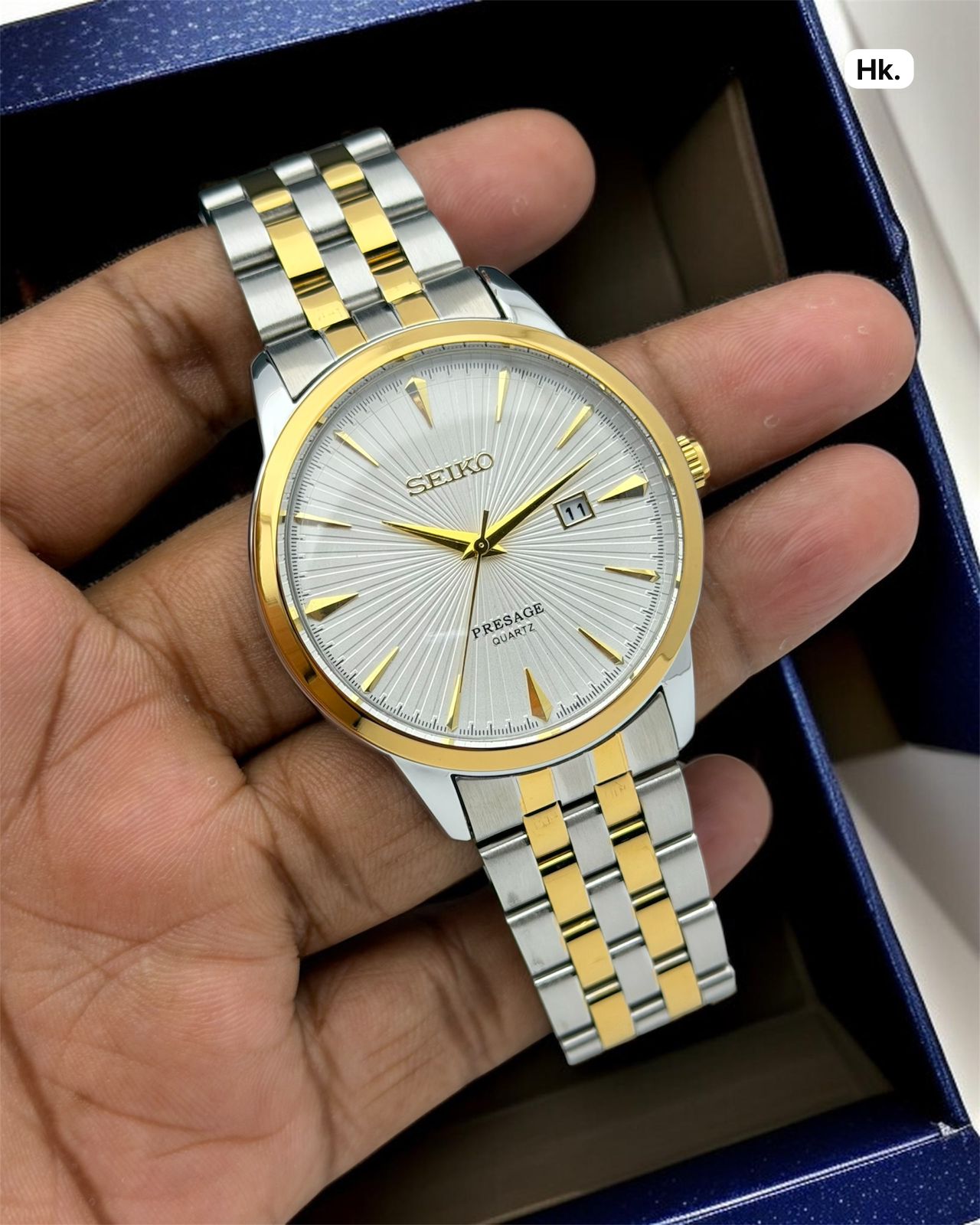 Seiko Presage Quartz Date Watch
