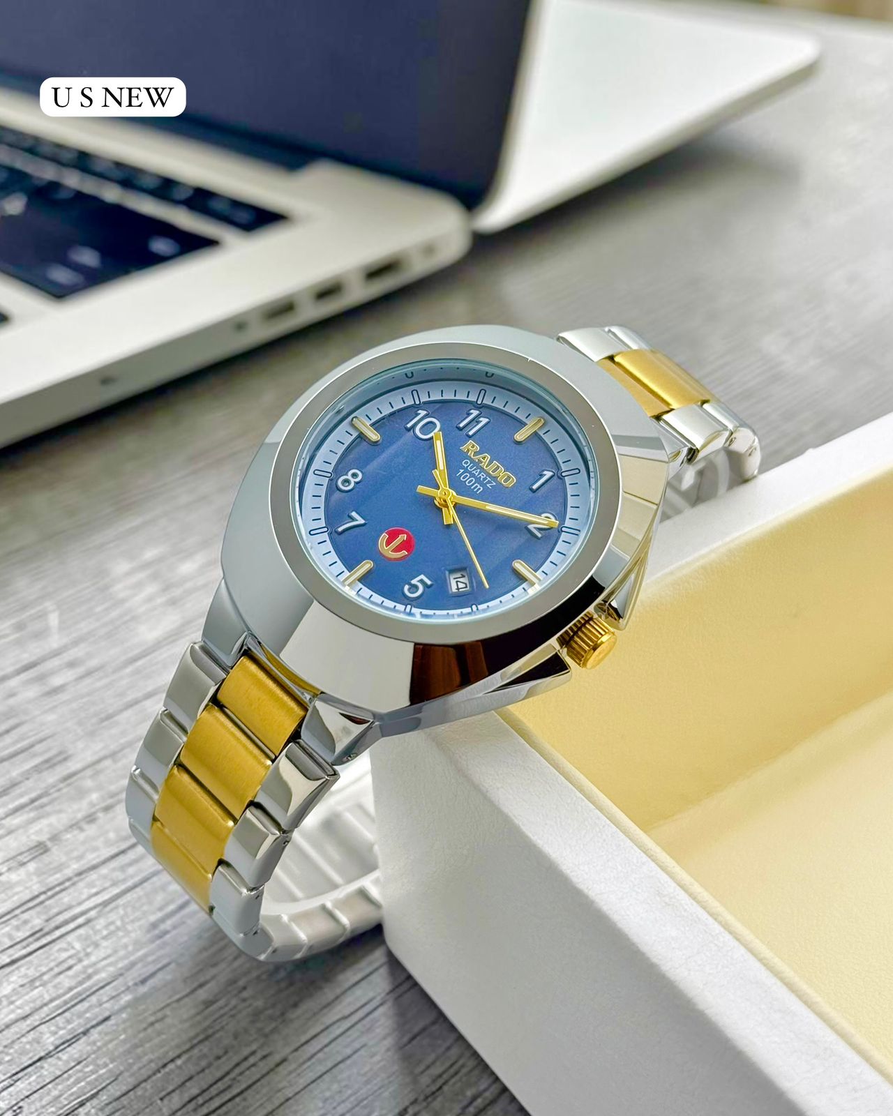 Rado Super Slim Quartz Date Watch