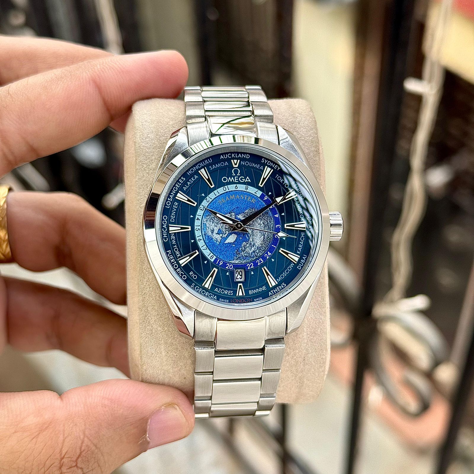 Omega Seamaster Aqua Terra Worldtimer Automatic Watch