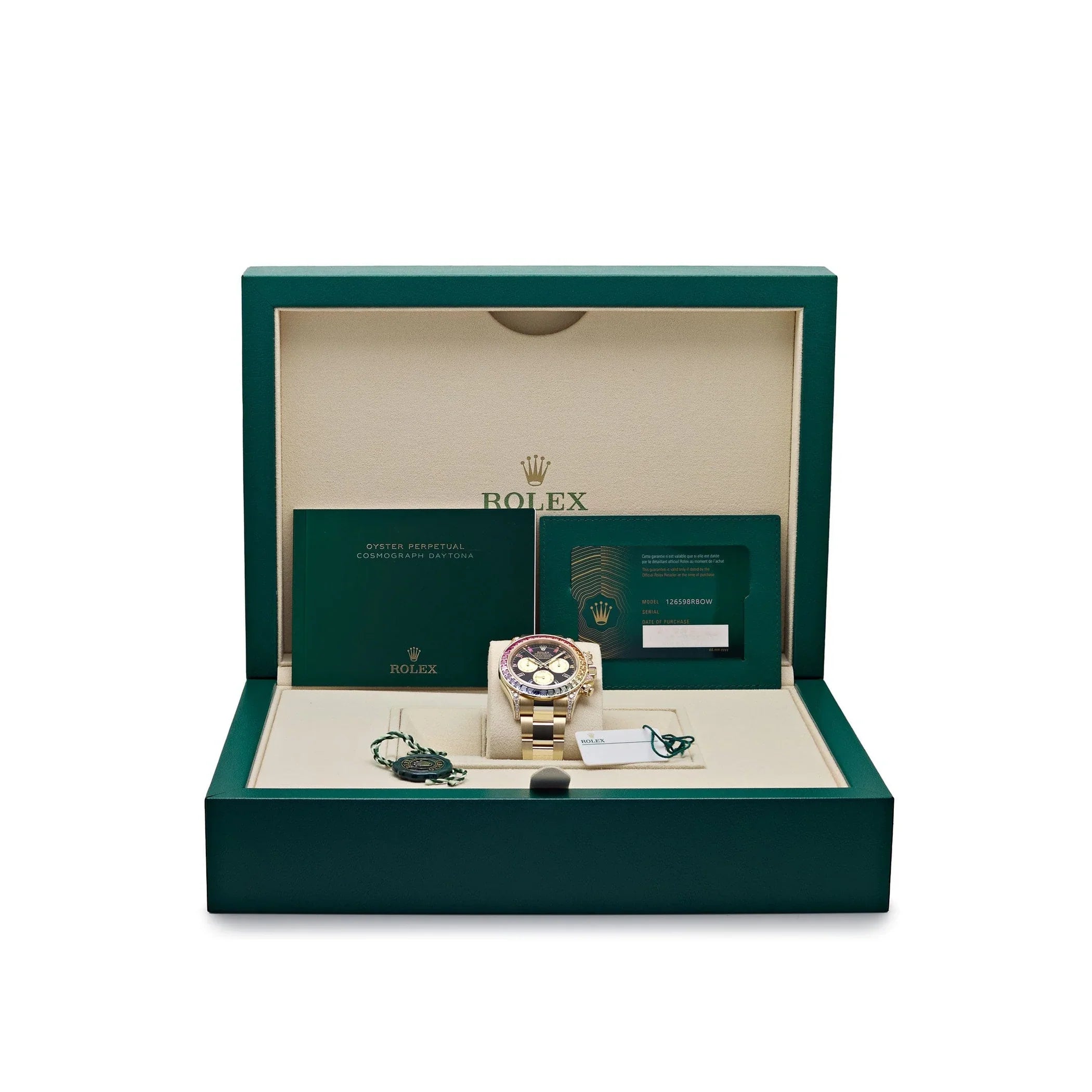 RLX Daytona Rainbow Watch | With OG Box | 1 Year Machine Warranty