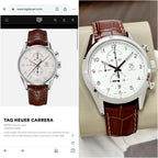 TAG Heuer Carrera Calibre 1887 Leather Strap Premium Watch